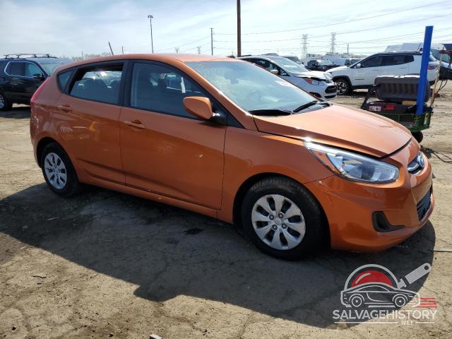 KMHCT5AE4HU319722 2017 HYUNDAI ACCENT photo no. 4