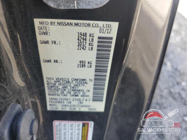 1N4AL2EP0CC206747 2012 NISSAN ALTIMA photo no. 12