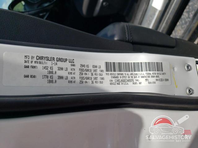 1C4RDJAG6EC405976 2014 DODGE DURANGO SX photo no. 13
