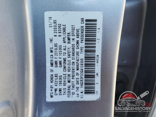 1HGCR2F53GA108569 2016 HONDA ACCORD photo no. 13
