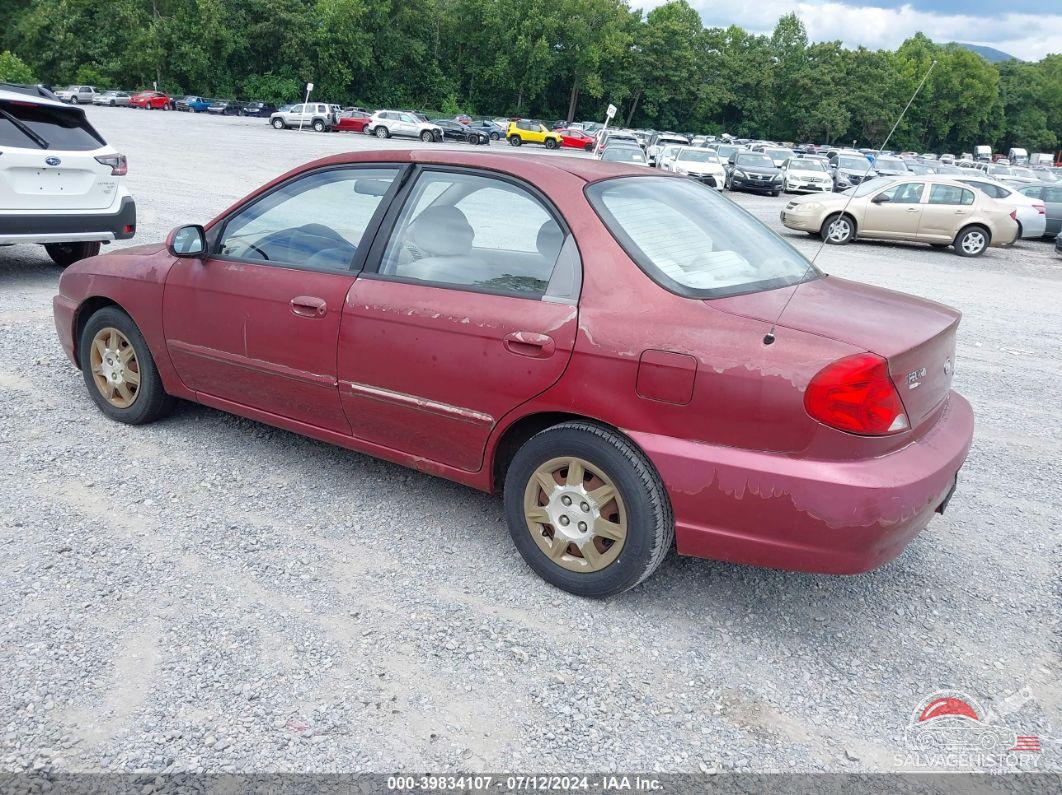 KNAFB121335272319 2003 KIA SPECTRA photo no. 3