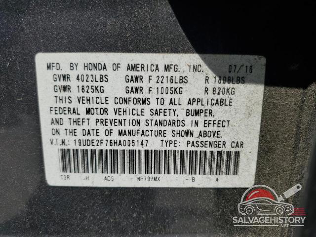 19UDE2F76HA005147 2017 ACURA ILX photo no. 12