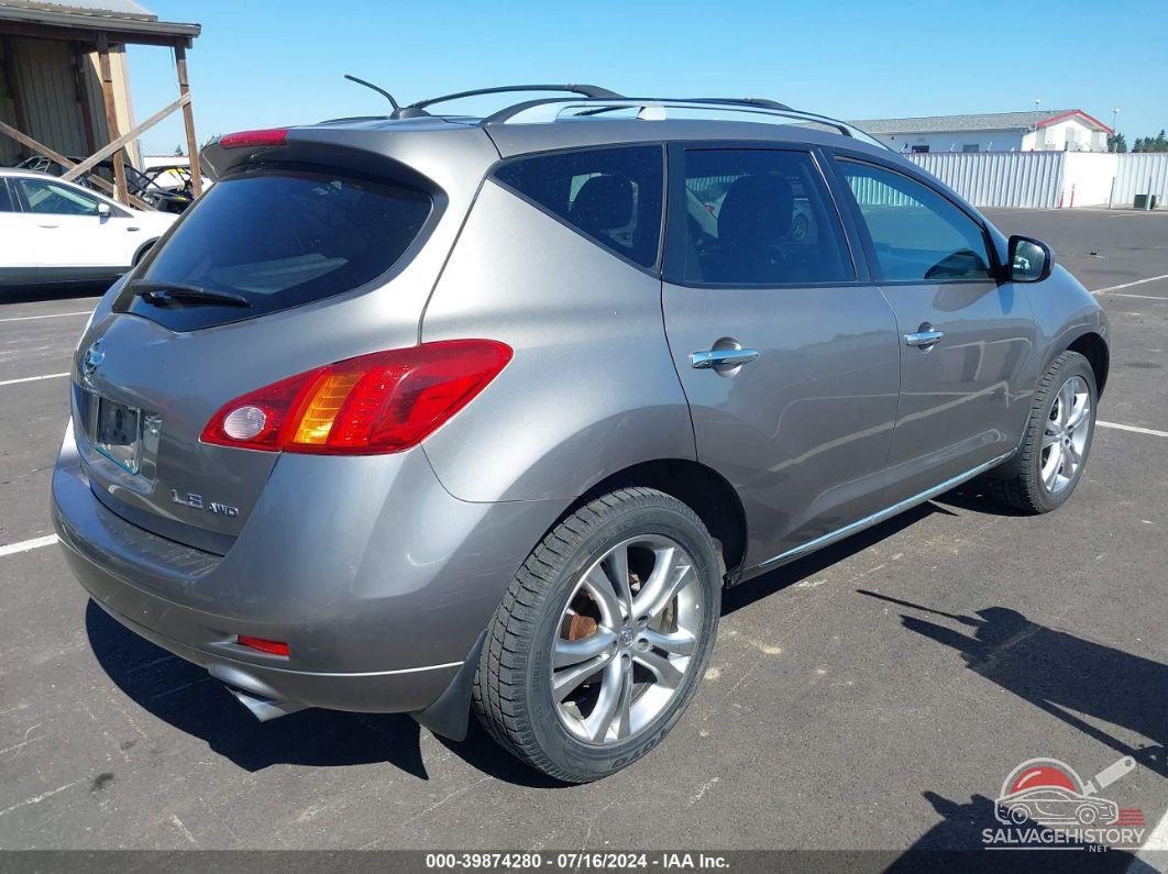 JN8AZ18W09W147393 2009 NISSAN MURANO photo no. 4
