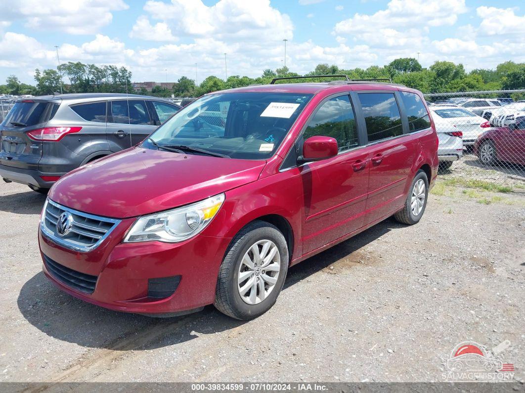 2C4RVABGXCR391905 2012 VOLKSWAGEN ROUTAN photo no. 2