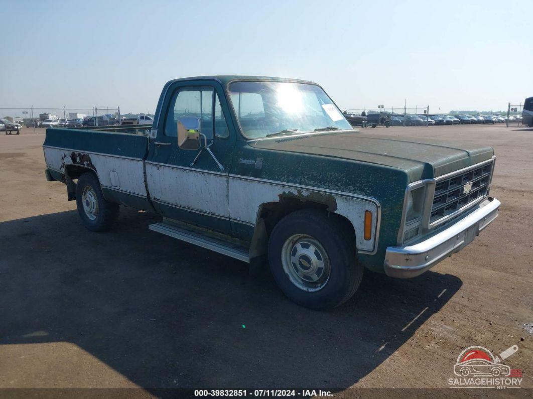 ccl249s200399 1979 CHEVROLET C/K 20 2D 2WD 350V8 GAS GREEN photo no. 1