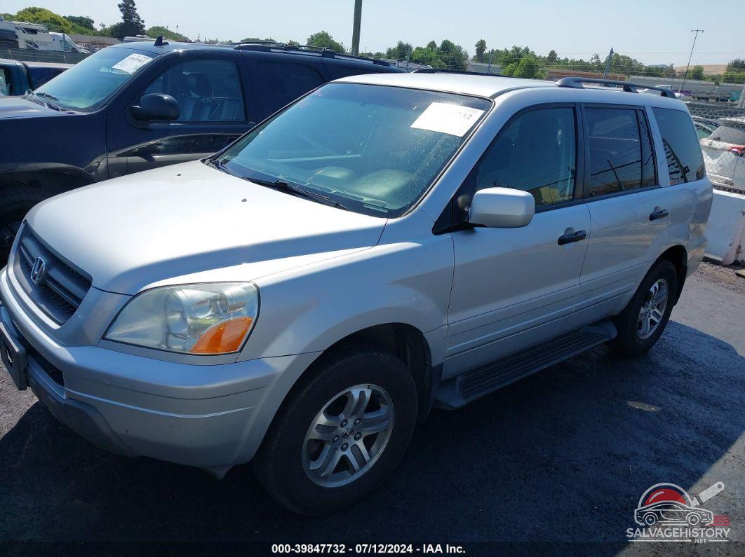 2HKYF18443H562389 2003 HONDA PILOT photo no. 2