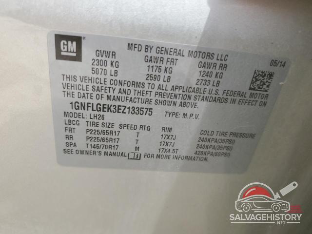 1GNFLGEK3EZ133575 2014 CHEVROLET EQUINOX photo no. 12