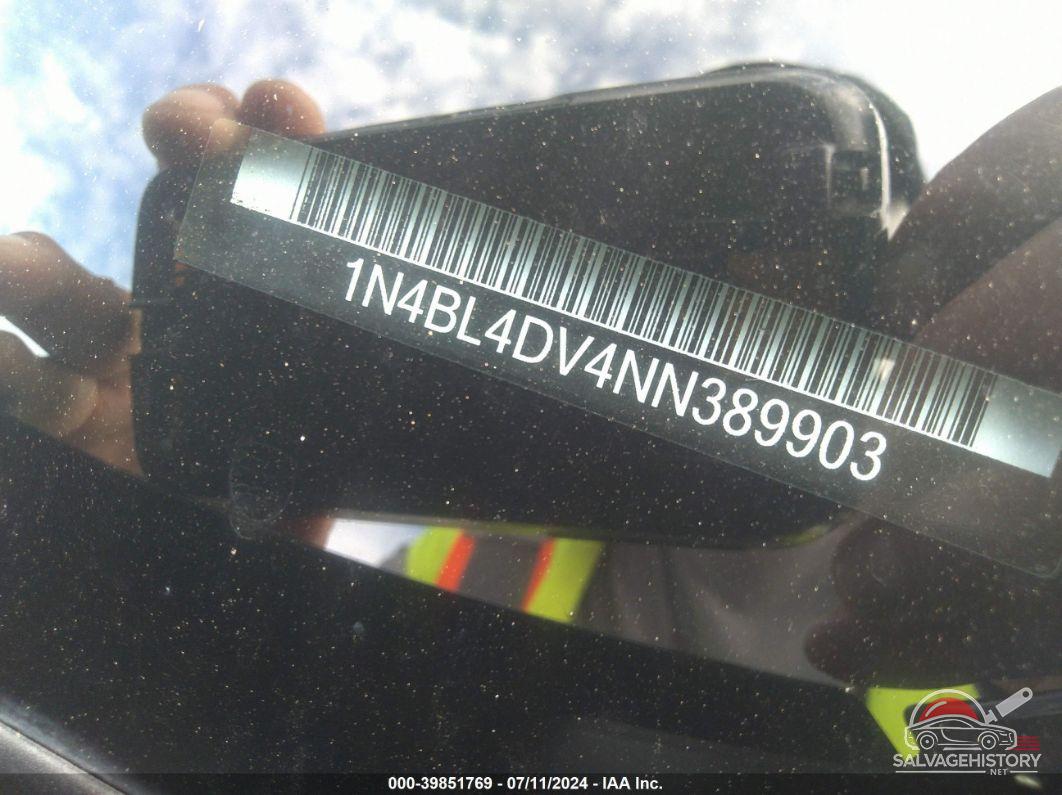 1N4BL4DV4NN389903 2022 NISSAN ALTIMA photo no. 9