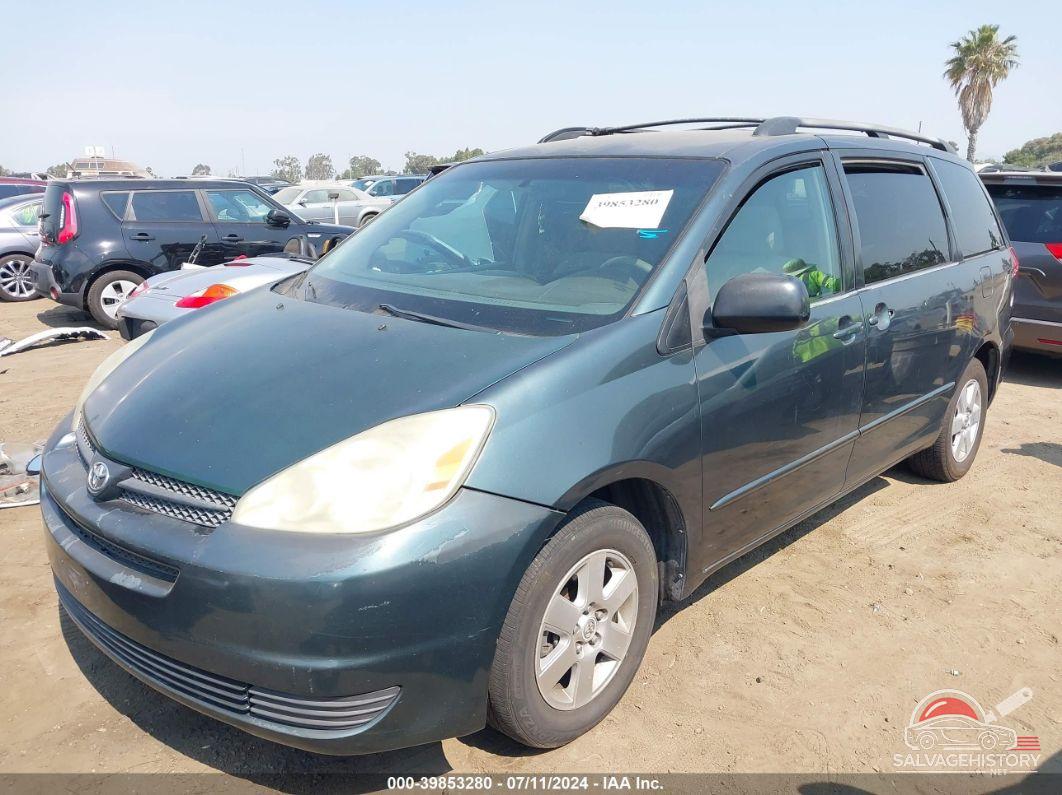 5TDZA23C64S177418 2004 TOYOTA SIENNA photo no. 2
