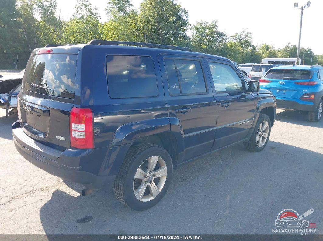 1C4NJRFBXED892158 2014 JEEP PATRIOT photo no. 4
