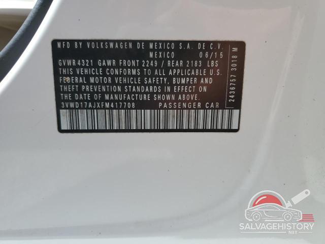 3VWD17AJXFM417708 2015 VOLKSWAGEN JETTA photo no. 13
