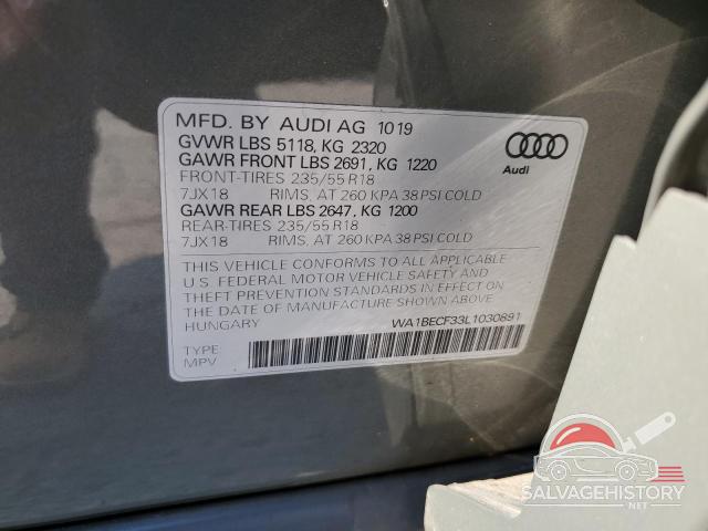 WA1BECF33L1030891 2020 AUDI Q3 photo no. 12
