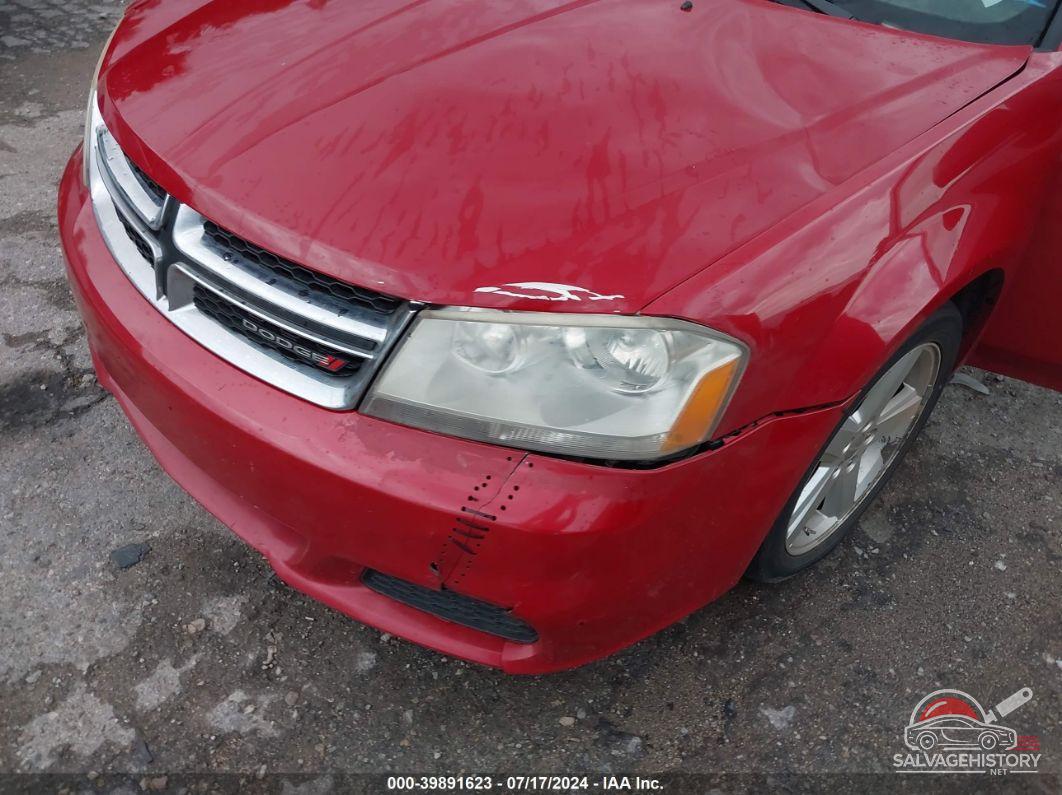 1C3CDZAB6DN535708 2013 DODGE AVENGER photo no. 6