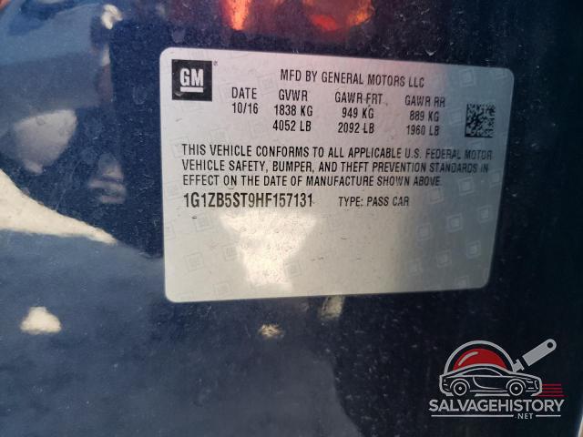 1G1ZB5ST9HF157131 2017 CHEVROLET MALIBU photo no. 12