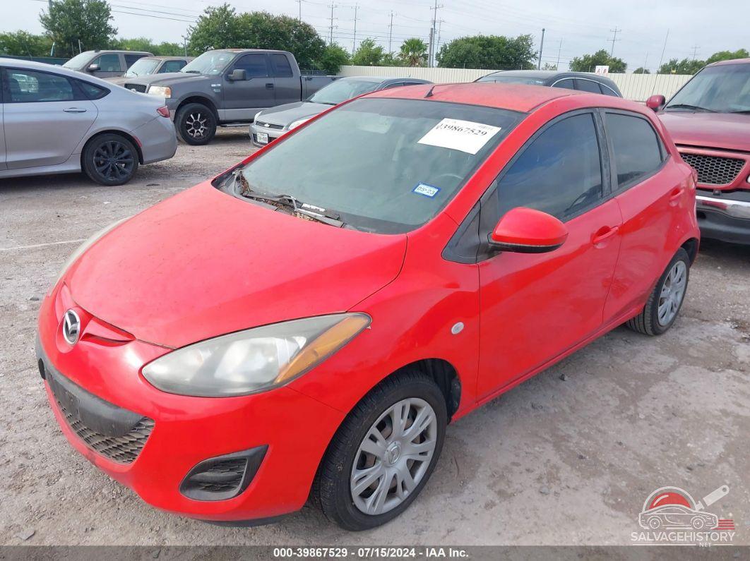 JM1DE1KZ7C0145240 2012 MAZDA MAZDA2 photo no. 2