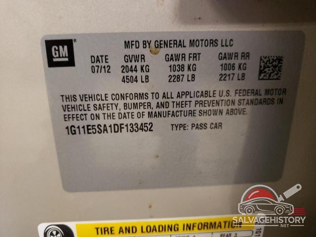 1G11E5SA1DF133452 2013 CHEVROLET MALIBU photo no. 12