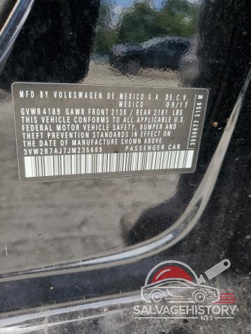 3VW2B7AJ7JM235669 2018 VOLKSWAGEN JETTA photo no. 12