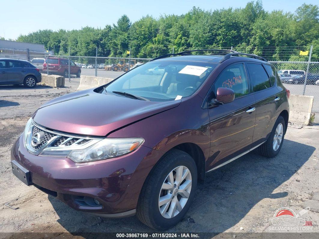 JN8AZ1MW8EW517120 2014 NISSAN MURANO photo no. 2