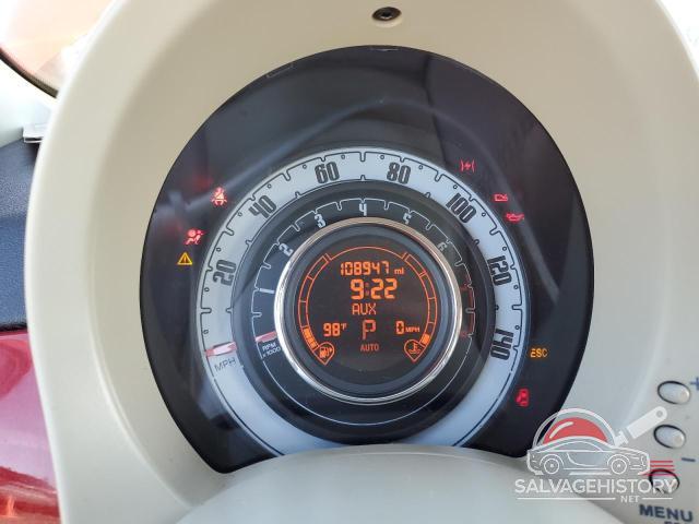 3C3CFFAR4CT105163 2012 FIAT 500 photo no. 9