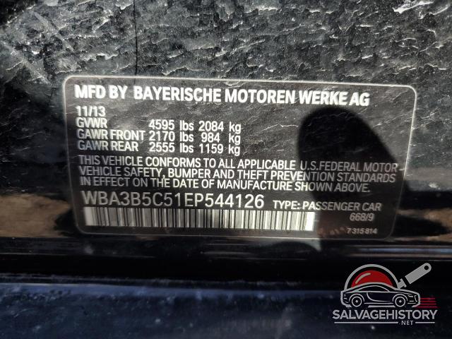 WBA3B5C51EP544126 2014 BMW 3 SERIES photo no. 13