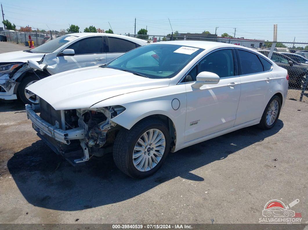 3FA6P0SU8ER112239 2014 FORD FUSION ENERGI photo no. 2
