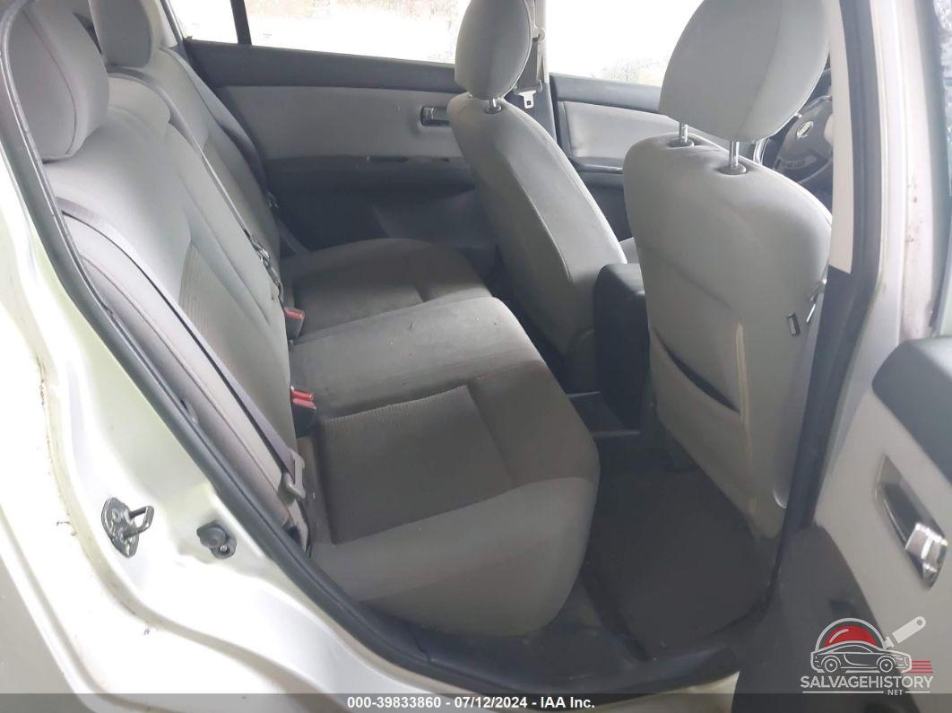 3N1AB6AP0CL639633 2012 NISSAN SENTRA photo no. 8