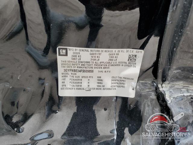 3GYFNBE34FS609856 2015 CADILLAC SRX photo no. 12