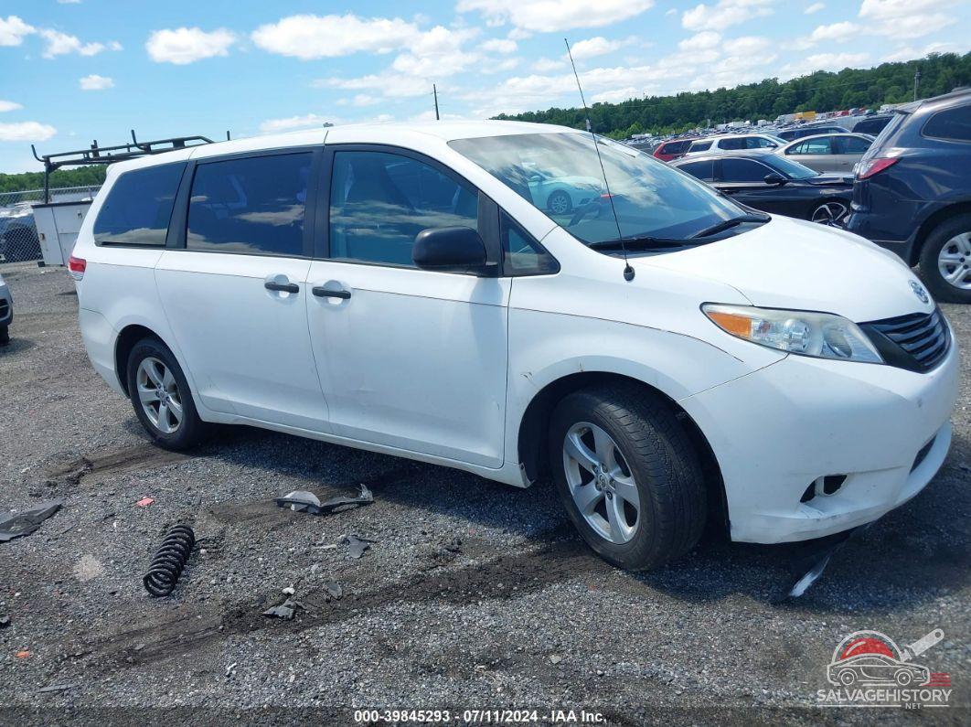 5TDZK3DC3CS185735 2012 TOYOTA SIENNA photo no. 11