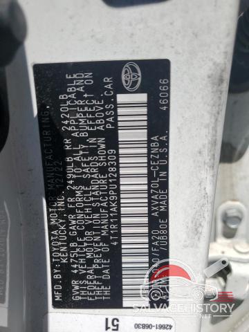 4T1R11AK9PU128309 2023 TOYOTA CAMRY photo no. 12