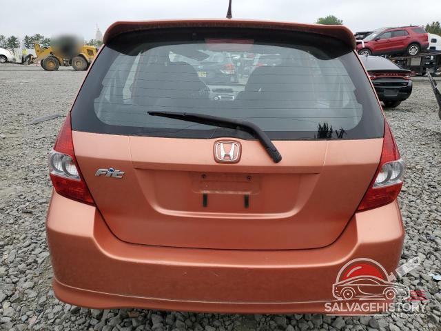 JHMGD38667S045907 2007 HONDA FIT photo no. 6