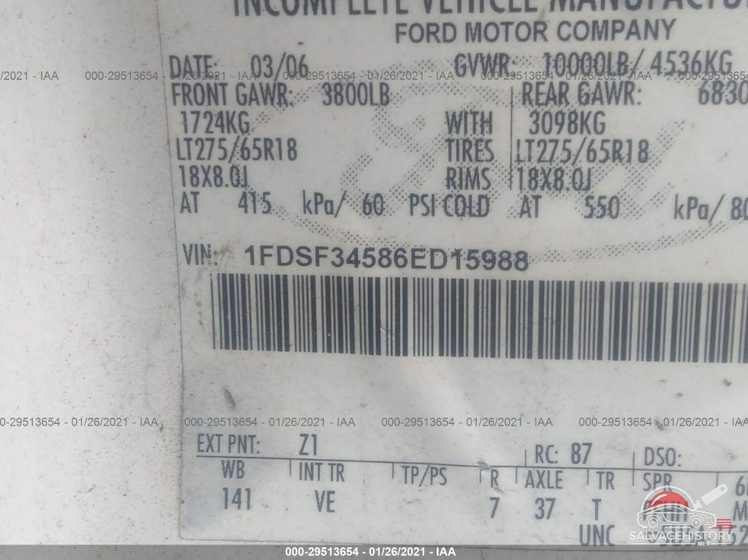 1FDSF34586ED15988 2006 FORD SUPER DUTY F-350 SRW photo no. 9