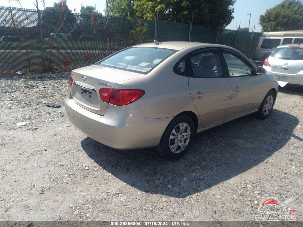 KMHDU4AD4AU127581 2010 HYUNDAI ELANTRA photo no. 4