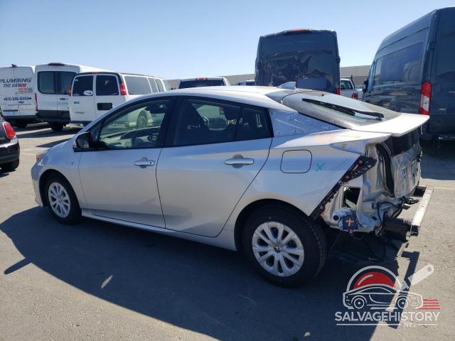 JTDKARFU2K3077118 2019 TOYOTA PRIUS photo no. 2