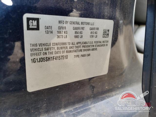1G1JD5SH1F4157510 2015 CHEVROLET SONIC photo no. 12
