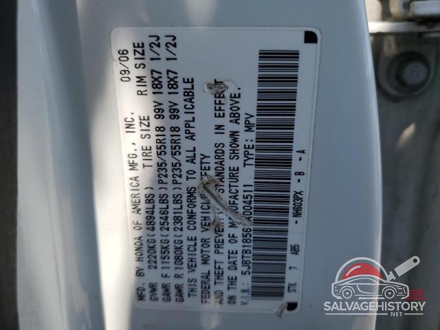 5J8TB18567A004511 2007 ACURA RDX photo no. 14