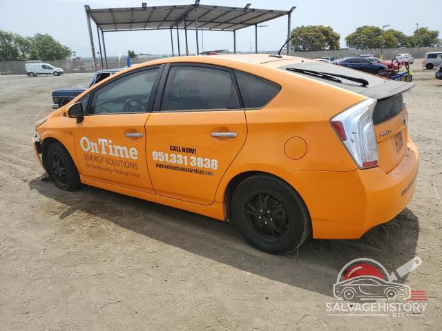 JTDKN3DP8C3017635 2012 TOYOTA PRIUS photo no. 2