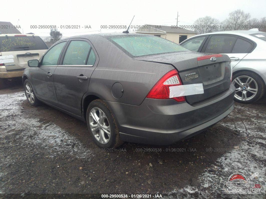 3FAHP0HA7CR195195 2012 FORD FUSION photo no. 3