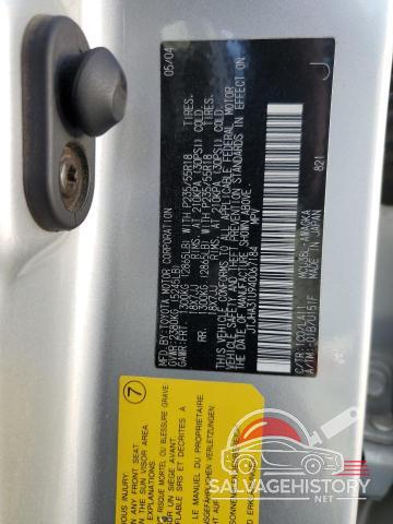 JTJHA31U940067184 2004 LEXUS RX330 photo no. 13