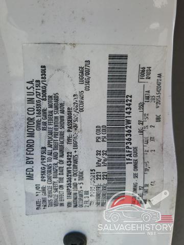1FAFP36362W143422 2002 FORD FOCUS photo no. 12
