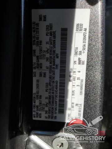 1FMCU0F73EUE48640 2014 FORD ESCAPE photo no. 12