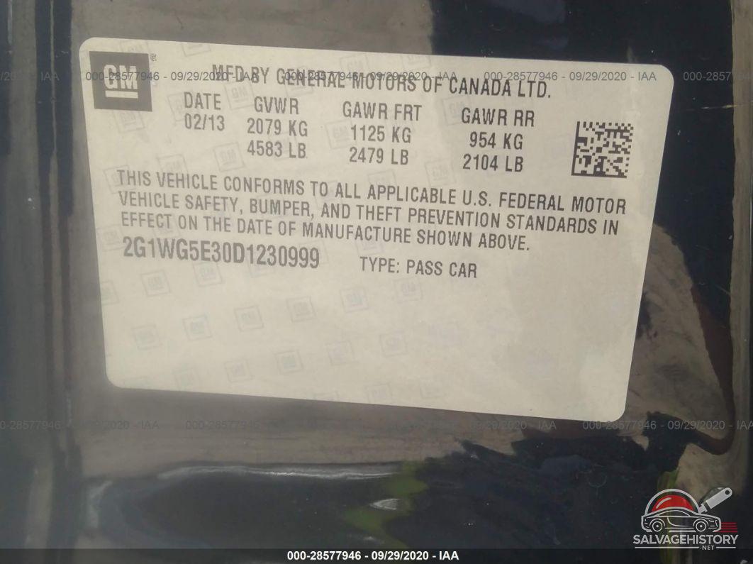 2G1WG5E30D1230999 2013 CHEVROLET IMPALA photo no. 9