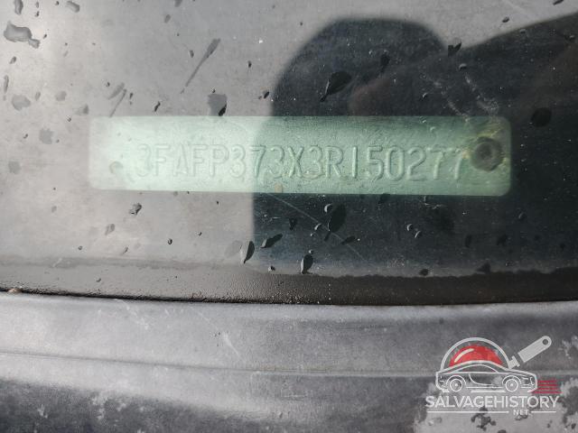 3FAFP373X3R150277 2003 FORD FOCUS photo no. 12