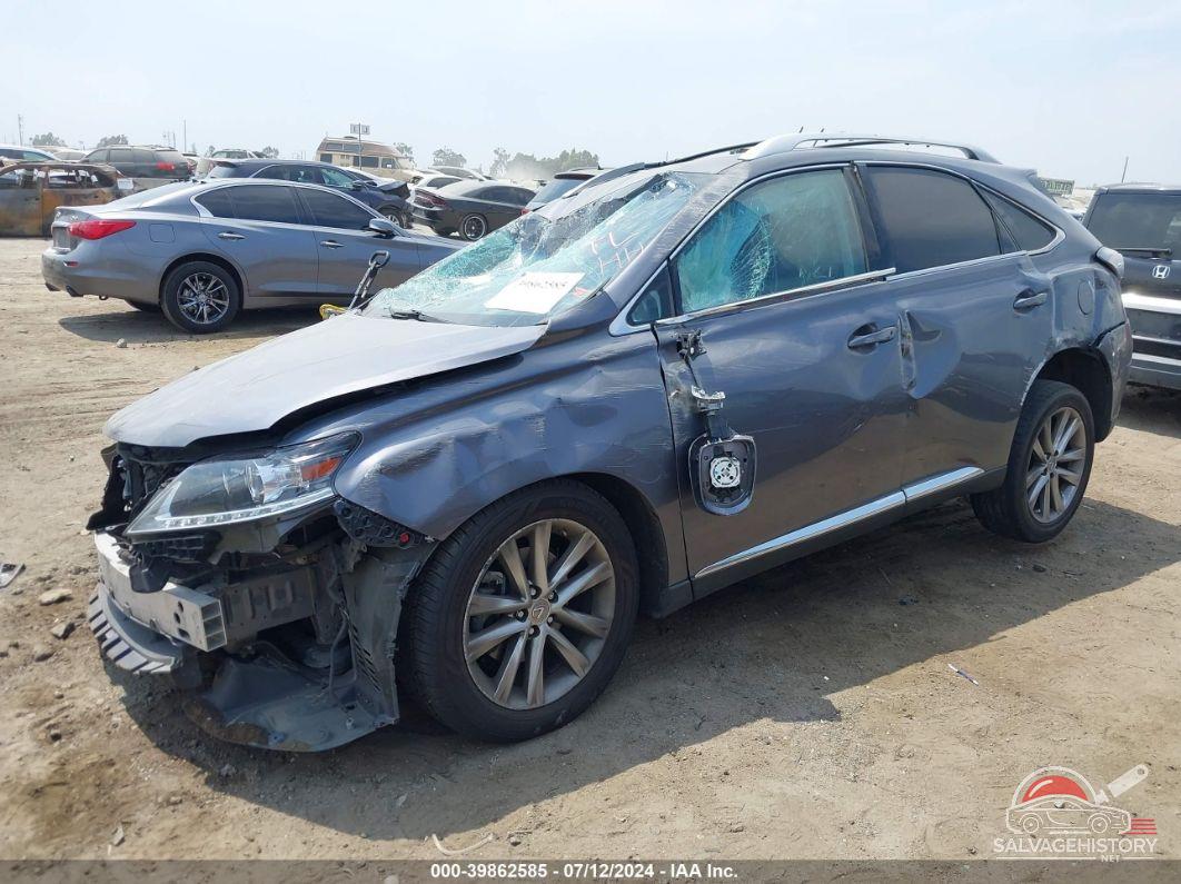 2T2ZK1BA3EC133888 2014 LEXUS RX 350 photo no. 2