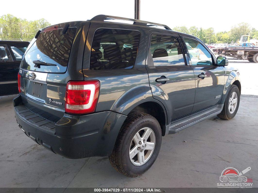 1FMCU49H98KB98249 2008 FORD ESCAPE HYBRID photo no. 4
