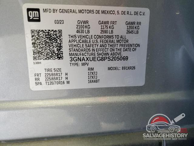 3GNAXUEG8PS205069 2023 CHEVROLET EQUINOX photo no. 14