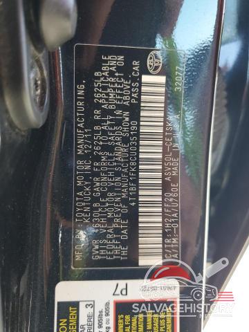4T1BF1FK8CU035190 2012 TOYOTA CAMRY photo no. 12