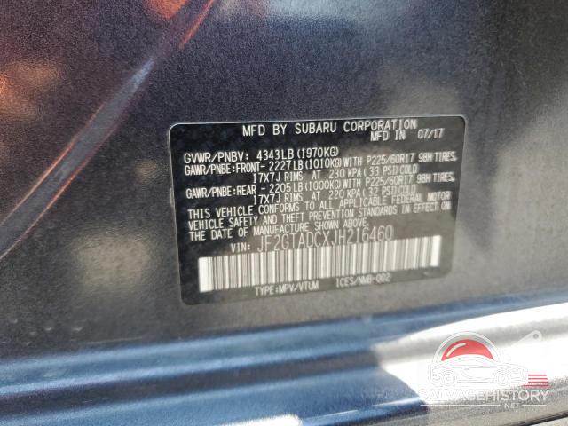 JF2GTADCXJH216460 2018 SUBARU CROSSTREK photo no. 13