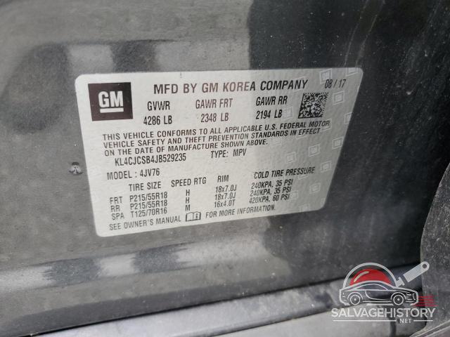 KL4CJCSB4JB529235 2018 BUICK ENCORE photo no. 13