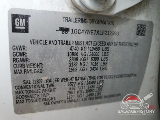 1GC4YNE7XLF212998 2020 CHEVROLET ALL Models photo no. 12