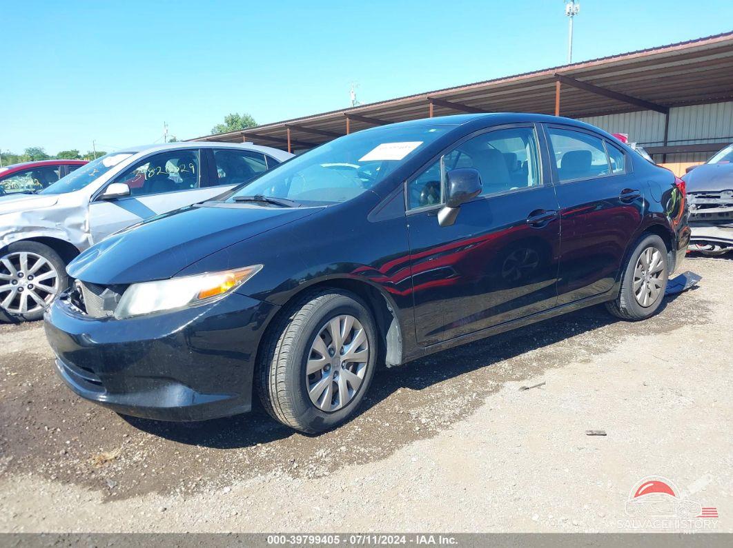 19XFB2F58CE046271 2012 HONDA CIVIC photo no. 2